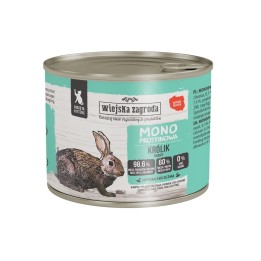 WIEJSKA ZAGRODA Coniglio monoprotein per gattini - cibo umido per gatti - 200g