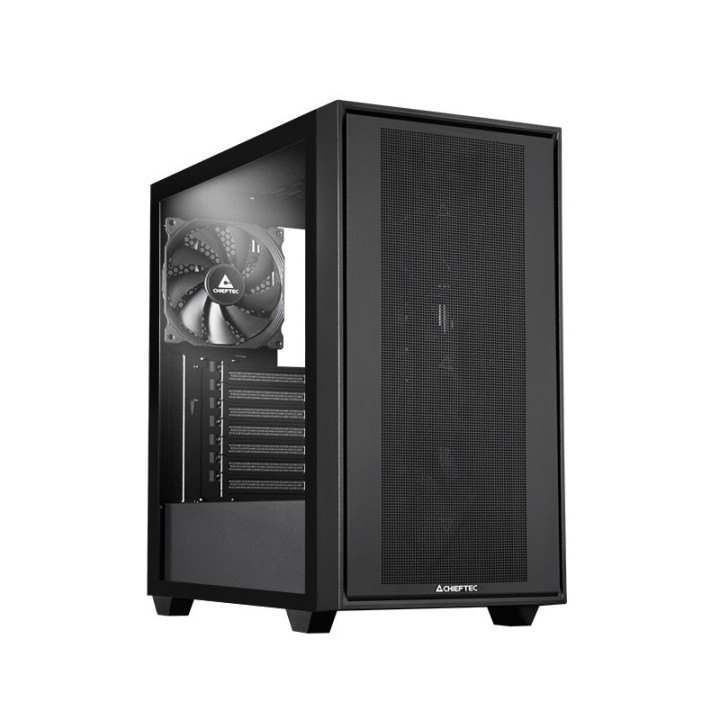 Chieftec Midi Tower GS-03B-BLK-OP nero