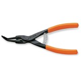 Beta 1037 140X09 Pinze a becchi piegati a 45° per anelli elastici di sicurezza per alberi manici ricoperti in PVC 010370013