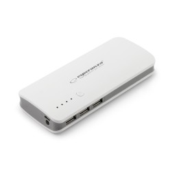 Esperanza EMP106WE Radium power bank grigio bianco 8000 mAh