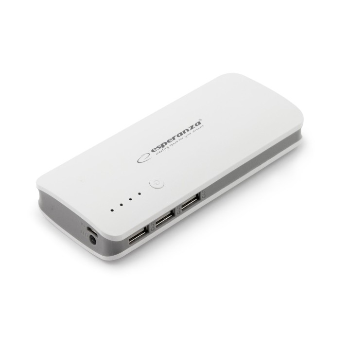 Esperanza EMP106WE Radium power bank grigio bianco 8000 mAh