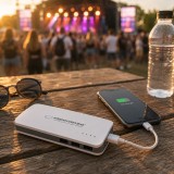Esperanza EMP106WE Radium power bank grigio bianco 8000 mAh