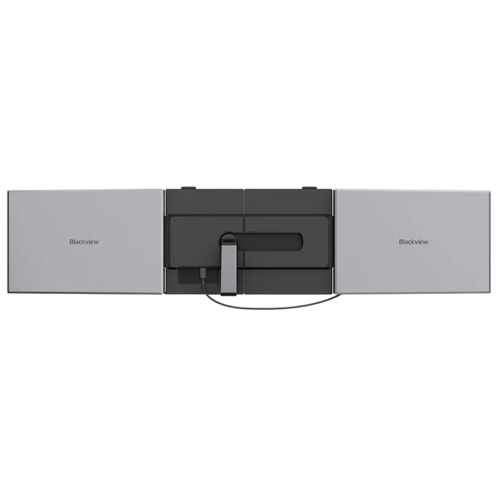Blackview DCM8 Pro - 15.3 estensore schermo portatile per laptop con supporto dual-monitor e porte 2 USB-C