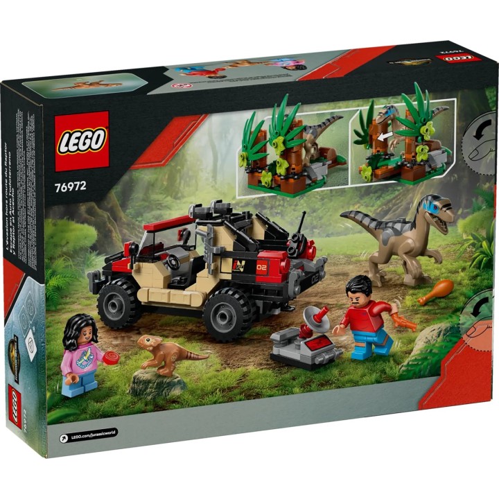 LEGO JURASSIC WORLD 76972 Fuga Raptor Fuoristrada