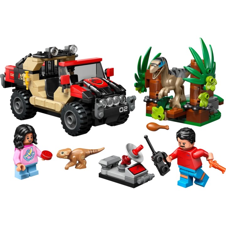LEGO JURASSIC WORLD 76972 Fuga Raptor Fuoristrada