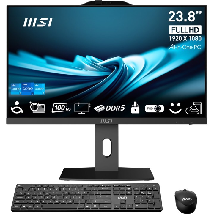 MSI Pro AP242P 14M-813EU Intel® Core™ i7 i7-14700 60.5 cm (23.8 ) 1920 x 1080 pixel All-in-One PC 16 GB DDR5-SDRAM 1 TB SSD Wind