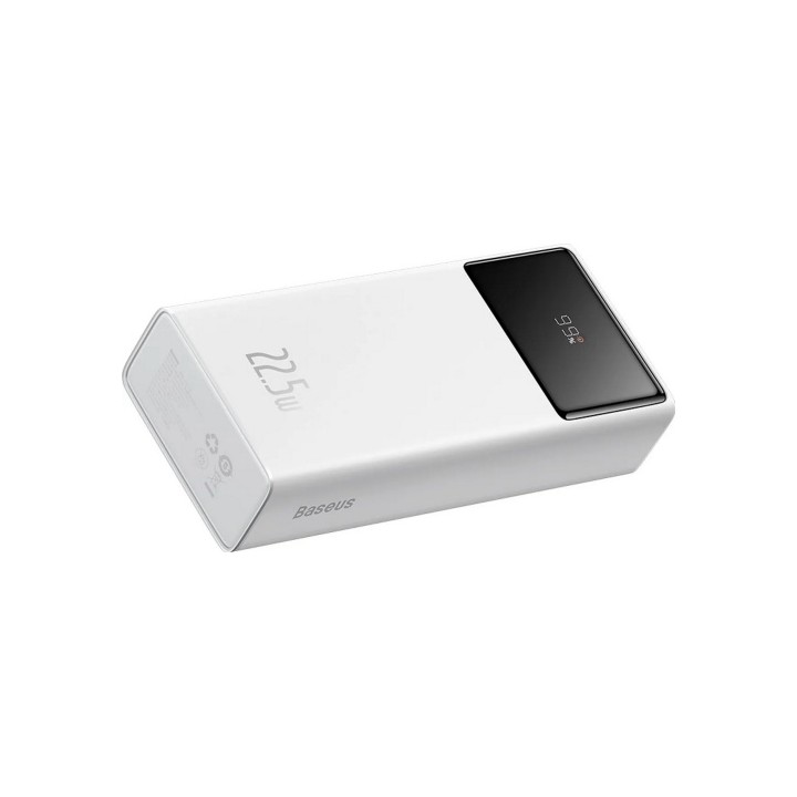 Baseus EnerFill FP41 Powerbank 22.5W USB-A - USB-C 30000 mAh Bianco