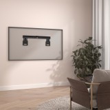 Maclean MC-481 supporto a parete ultra sottile per TV per schermi 37-80 curvi fino a 75kg Max. VESA 600x400 supporto universale 