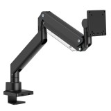 Maclean MC-968 Staffa doppio braccio per monitor con molla a gas 17-57 27 kg resistente robusto supporto full motion staffa max 