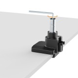 Maclean MC-968 Staffa doppio braccio per monitor con molla a gas 17-57 27 kg resistente robusto supporto full motion staffa max 