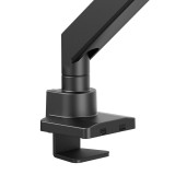 Maclean MC-968 Staffa doppio braccio per monitor con molla a gas 17-57 27 kg resistente robusto supporto full motion staffa max 