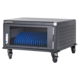 Manhattan Armadietto di ricarica per laptop da scrivania tramite adattatore AC (EU) 20 scomparti installare l'adattatore AC del 