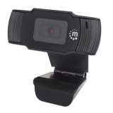 Manhattan webcam USB due megapixel (prezzo di liquidazione) 1080p Full HD USB-A microfono integrato clip regolabile 30 fotogramm