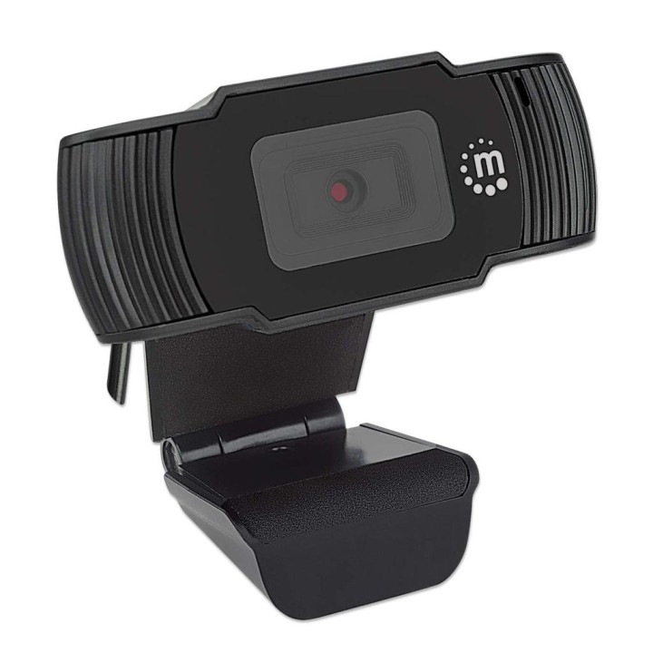 Manhattan webcam USB due megapixel (prezzo di liquidazione) 1080p Full HD USB-A microfono integrato clip regolabile 30 fotogramm