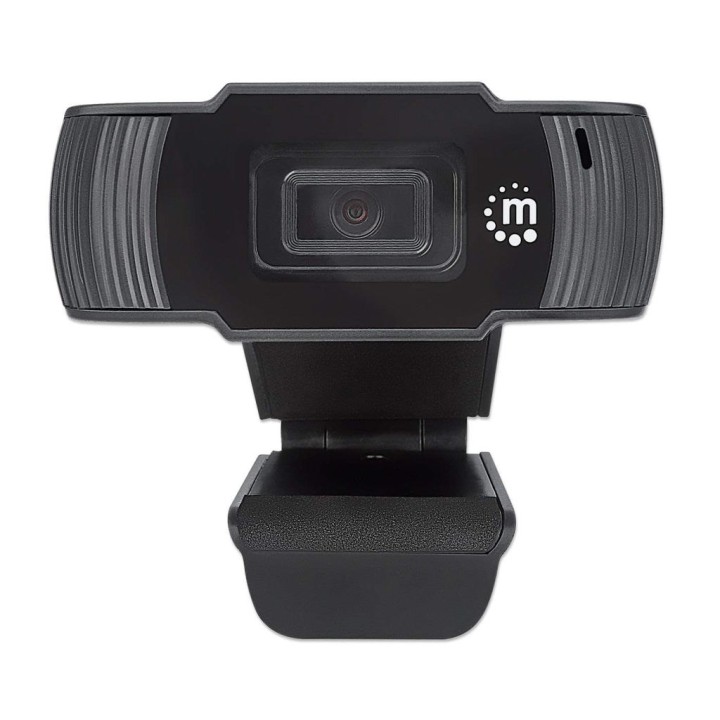 Manhattan webcam USB due megapixel (prezzo di liquidazione) 1080p Full HD USB-A microfono integrato clip regolabile 30 fotogramm
