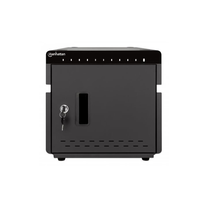 Manhattan iPad fino a 11 armadietto di ricarica 10 scomparti da scrivania tramite USB-C anche altri tablet e smartphone (con cav