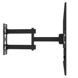 Maclean TV supporto / staffa max VESA 400x400 32-55 fino a 30 kg nero regolazione inclinazione +2°~-10° e regolazione rotazione 
