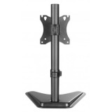 Manhattan Staffa da Scrivania per TV & Monitor con Supporto Orientabile Inclinazione/Rotazione/Girevole Per schermi da 10 a 27 V