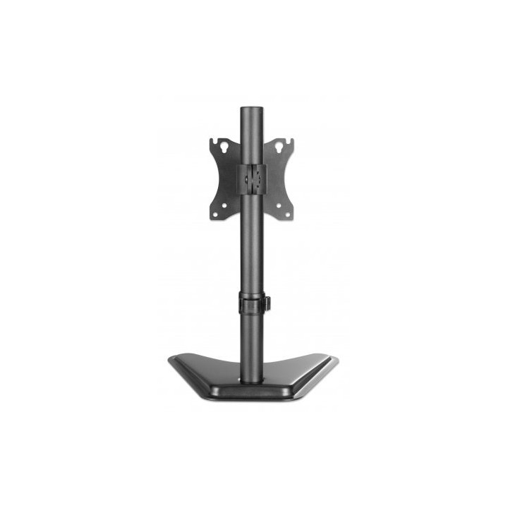 Manhattan Staffa da Scrivania per TV & Monitor con Supporto Orientabile Inclinazione/Rotazione/Girevole Per schermi da 10 a 27 V
