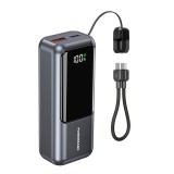 Gembird PB10-PD20-LCD-02 Powerbank compatto con ricarica veloce e display LCD 20W 10000 mAh grigio spazio