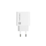 NATEC CARICABATTERIE DI RETE RIBERA USB-C 20W PD BIANCO