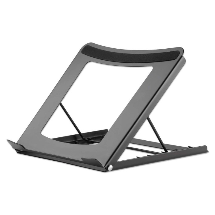 Manhattan Supporto per laptop e tablet regolabile (5 posizioni) idoneo per tutti i tablet e laptop fino a 15.6 portatile e legge