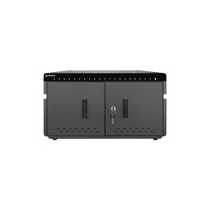 Manhattan iPad fino a 11 armadietto di ricarica 20 scomparti da scrivania tramite USB-C anche altri tablet e smartphone (con cav