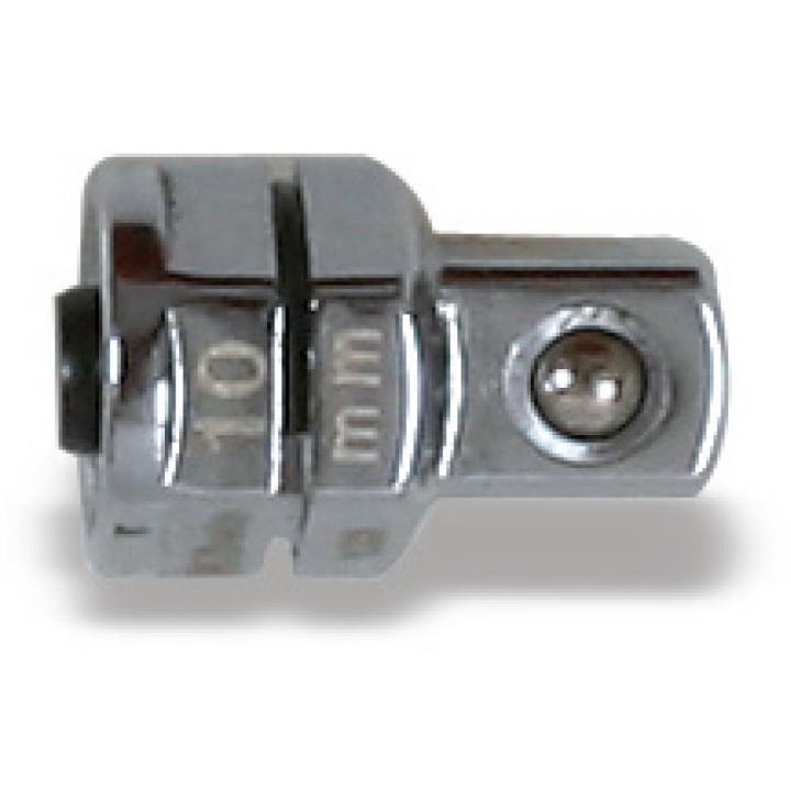 Beta 123Q1/4 Adattatore a sgancio rapido da 1/4" per chiavi a cricchetto da 10 mm cromato 001230310