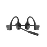 SHOKZ OpenComm2 2025 Cuffie Bluetooth a Conduzione Ossea Upgrade per Videoconferenza con Porta di Ricarica USB-C | Autonomia Con