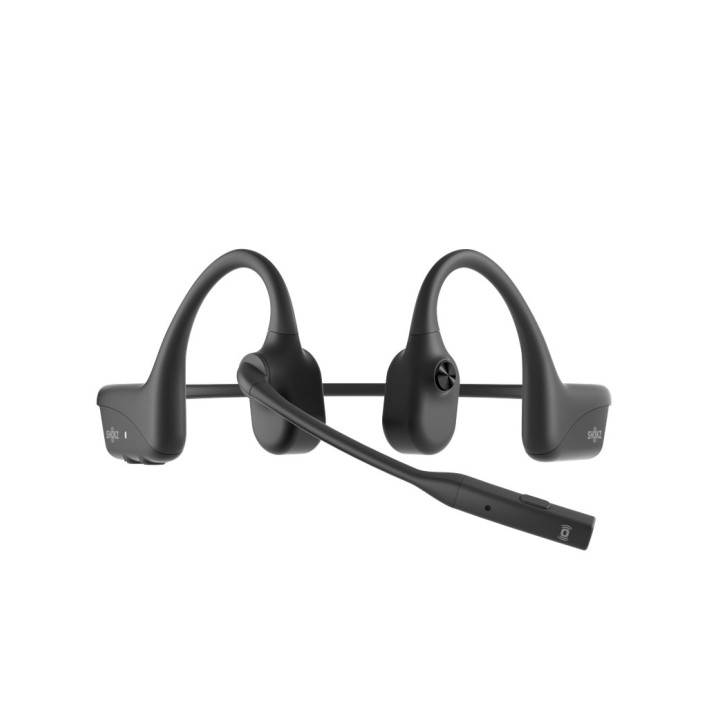 SHOKZ OpenComm2 2025 Cuffie Bluetooth a Conduzione Ossea Upgrade per Videoconferenza con Porta di Ricarica USB-C | Autonomia Con