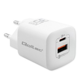 Qoltec 50763 caricatore dispositivi mobili laptop console portatile da gioco power bank smartphone smartwatch tablet bianco AC r