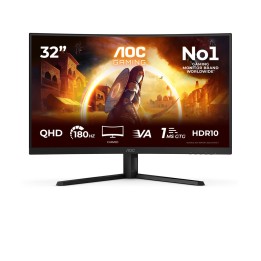 AOC G4 CQ32G4VEAD monitor per computer 80 cm (31.5 ) 2560 x 1440 pixel nero grigio