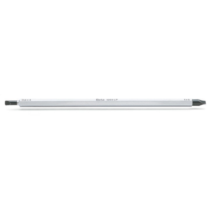 Beta 1281LP/1 Giravite bivalenti per viti a testa con intaglio cromato, punte nere 012810302