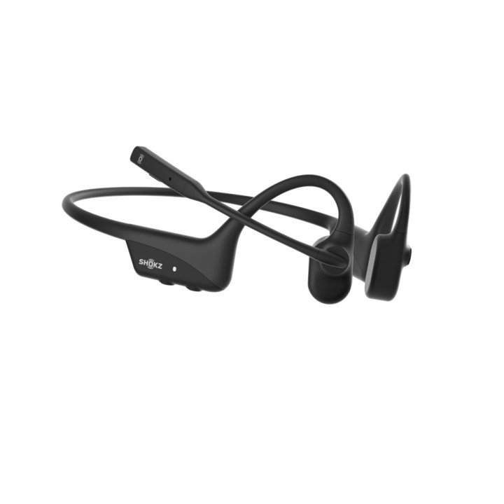 SHOKZ OpenComm2 UC 2025 Cuffie Bluetooth a Conduzione Ossea Upgrade per Videoconferenza con Porta di Ricarica USB-C e Adattatore