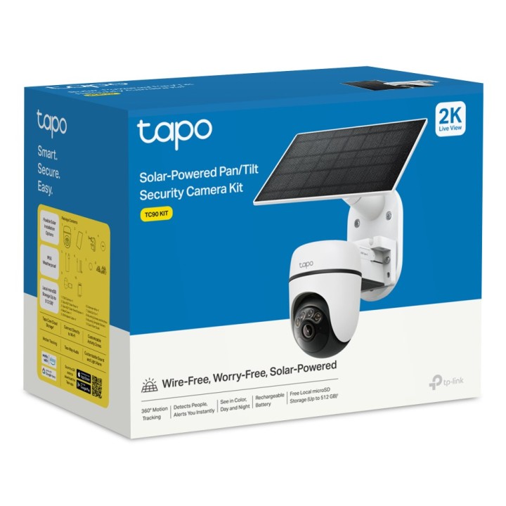 TP-Link Tapo TC90 KIT Lampadina telecamera di sicurezza IP telecamera di sicurezza esterna 2304 x 1296 pixel Soffitto/parete/pal