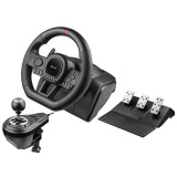 Tracer SimRacer Manuale Gearbox 6in1 nero Volante + pedali + cambio analogico Nintendo Switch PC PlayStation 4 Playstation 3 Xbo