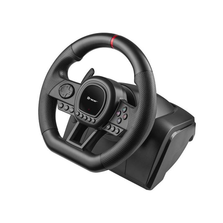 Tracer SimRacer Manuale Gearbox 6in1 nero Volante + pedali + cambio analogico Nintendo Switch PC PlayStation 4 Playstation 3 Xbo