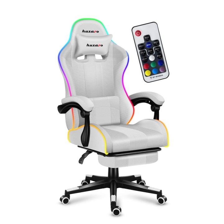 HUZARO FORCE 4.7 RGB Bianca SEDIA GAMING