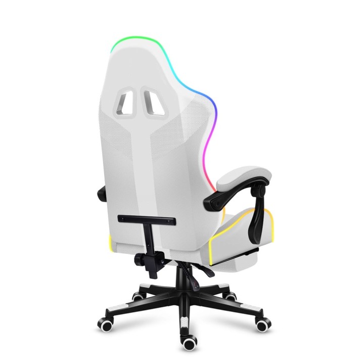 HUZARO FORCE 4.7 RGB Bianca SEDIA GAMING