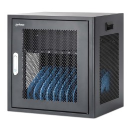 Manhattan Armadietto di ricarica per laptop da scrivania tramite adattatore AC (EU) 10 scomparti installare l'adattatore AC del 
