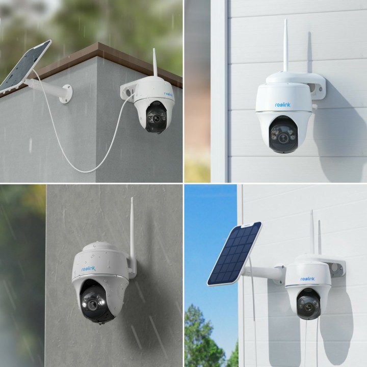 Reolink Argus Series B430 - 5MP Telecamera Esterna Wi-Fi Panoramica e Inclinabile Rilevamento Persone/Veicoli/Animali Visione No