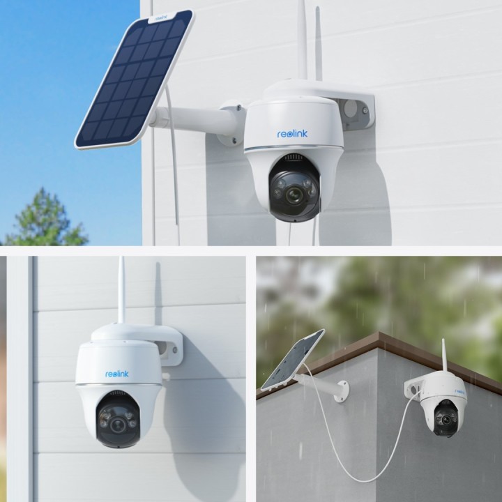 Reolink Argus Series B430 - 5MP Telecamera Esterna Wi-Fi Panoramica e Inclinabile Rilevamento Persone/Veicoli/Animali Visione No