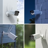 Reolink W430 - 4K Telecamera Esterna Wi-Fi di Nuova Generazione 6 5X Zoom Ottico Rilevamento Persone/Veicoli/Animali Visione Not