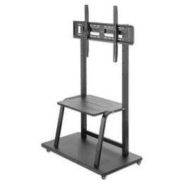 Manhattan TV Supporto carrello per monitor 1 schermo dimensioni schermo: 37-100 nero VESA 200x200 a 800x600mm max 150kg ripiano 