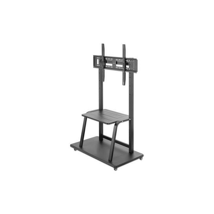 Manhattan TV Supporto carrello per monitor 1 schermo dimensioni schermo: 37-100 nero VESA 200x200 a 800x600mm max 150kg ripiano 