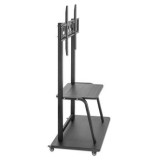 Manhattan TV Supporto carrello per monitor 1 schermo dimensioni schermo: 37-100 nero VESA 200x200 a 800x600mm max 150kg ripiano 
