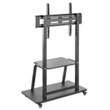 Manhattan TV Supporto carrello per monitor 1 schermo dimensioni schermo: 37-100 nero VESA 200x200 a 800x600mm max 150kg ripiano 