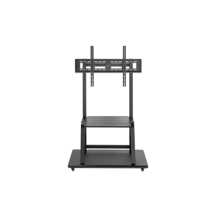Manhattan TV Supporto carrello per monitor 1 schermo dimensioni schermo: 37-100 nero VESA 200x200 a 800x600mm max 150kg ripiano 
