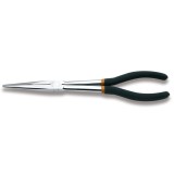Beta 1009L/A Pinza a becchi mezzotondi lunghissimi diritti zigrinati, per impieghi speciali manici ricoperti con 2 strati di PVC