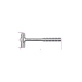 Beta 1377INOX 340 Martelli con testa tonda e penna sferica per calderai e lattonieri in acciaio inossidabile 013770634